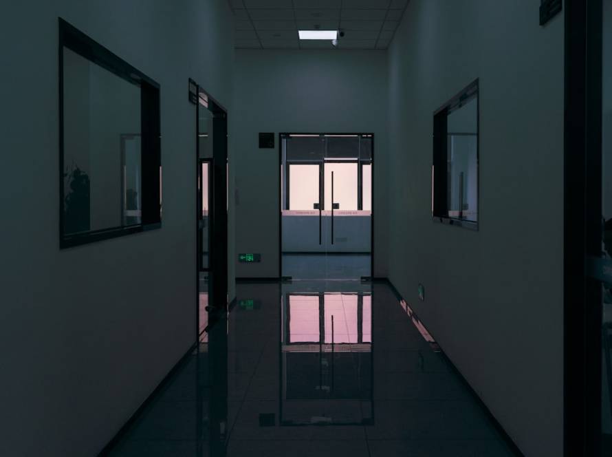 Photo interior decoration commercial spaces